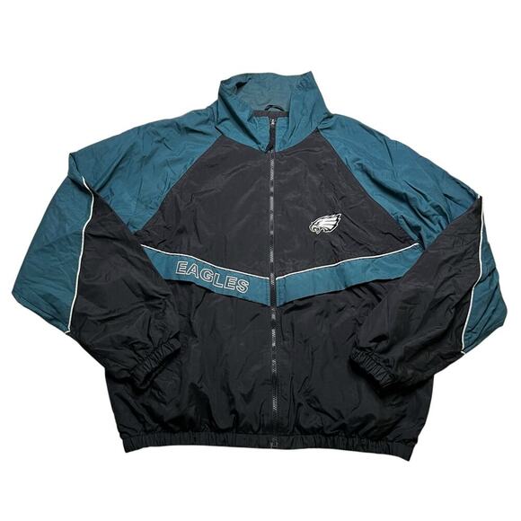 Logo Athletic Other - Vintage 90's Philadelphia Eagles  Zip Up Windbreaker Jacket Men’s Sz XL  Y2K